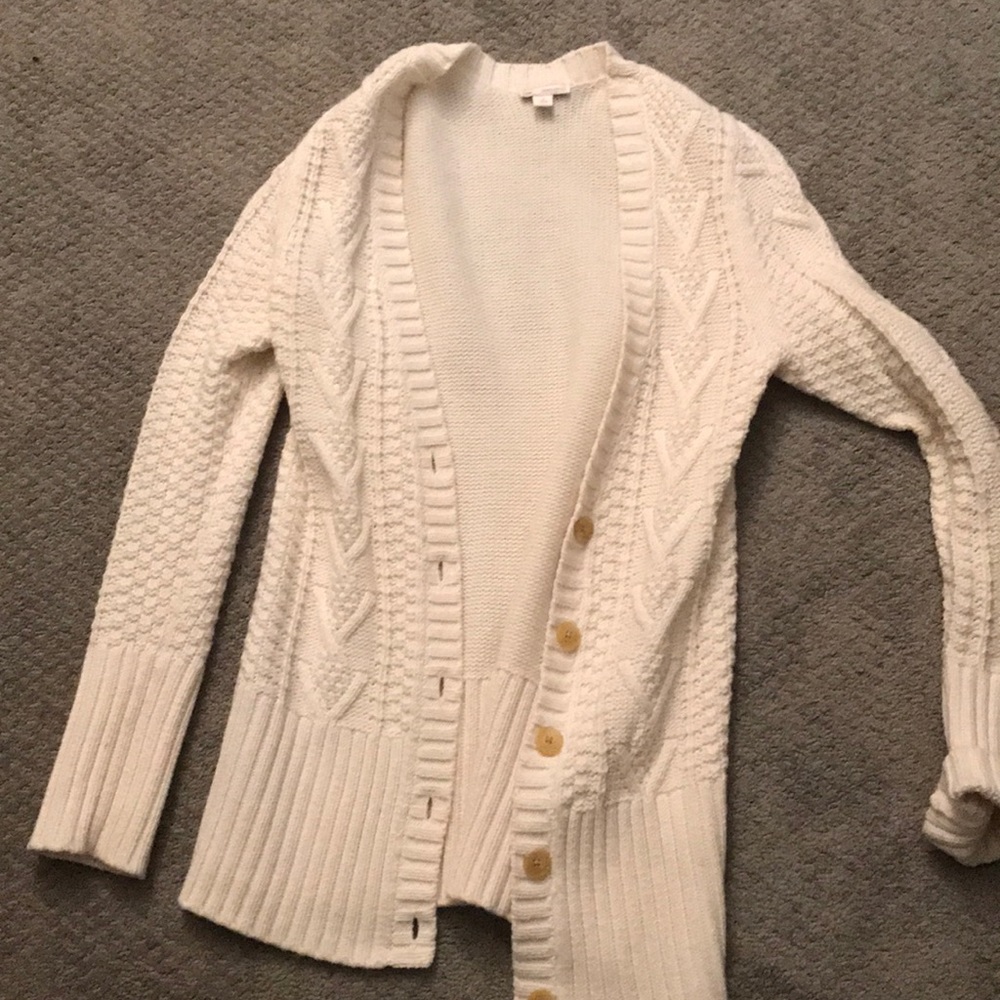 Half buttoned knit Cardigan